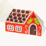 greeting card - gingerbread house