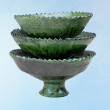 ceramic - tamegroute footed bowl (multiple sizes)
