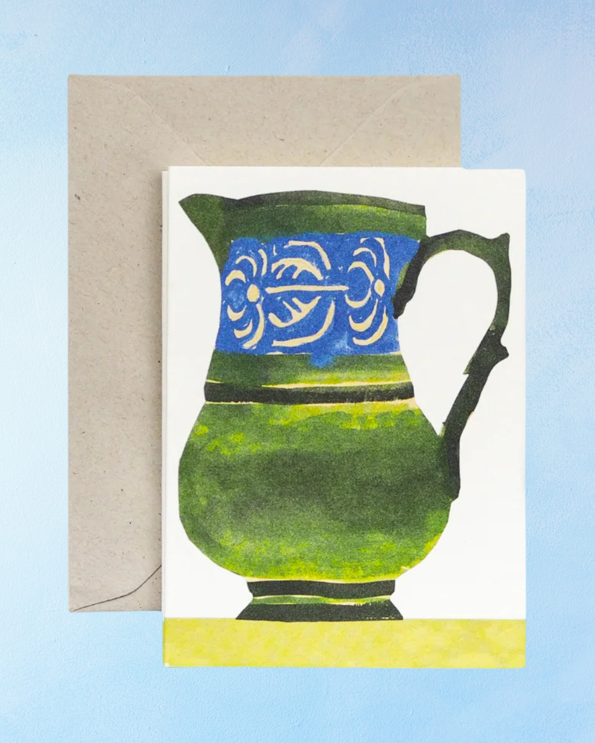 greeting card - four jugs