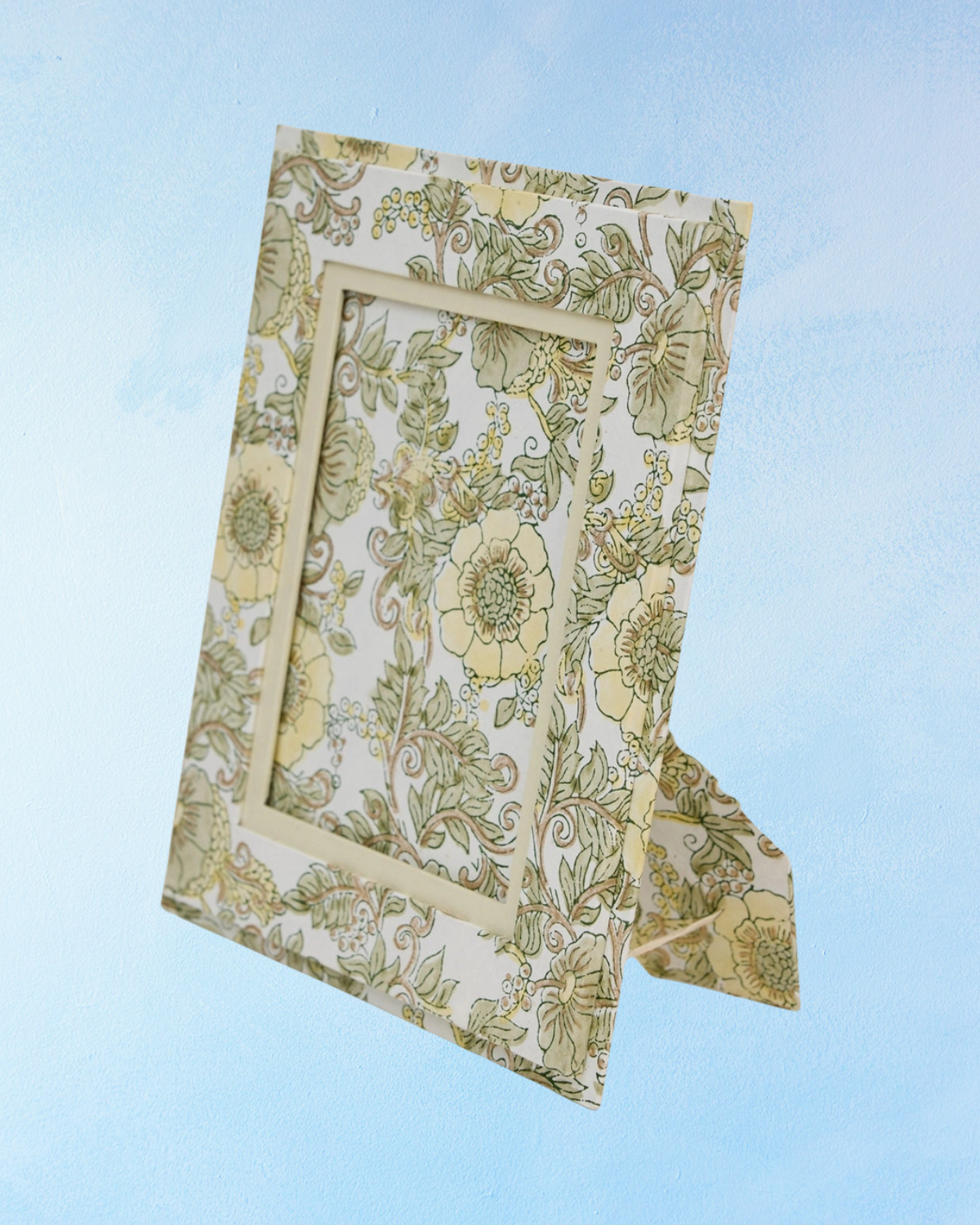 picture frame - wild rose buttercream (5x7)