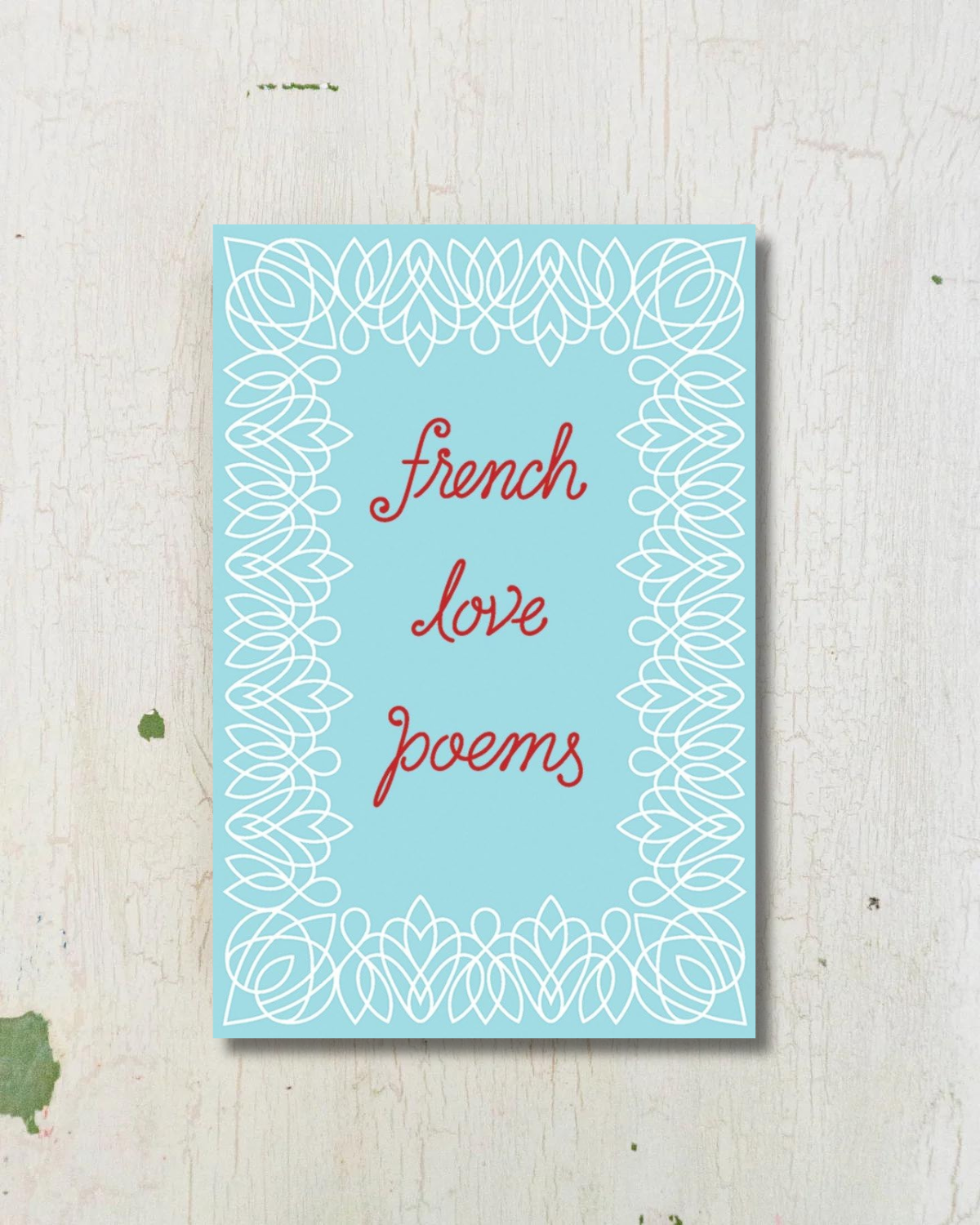 book - french love poems