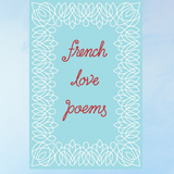 book - french love poems