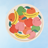 birch - serving tray - round fruit bowl