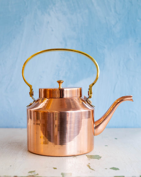 Galley and Fen copper teapot