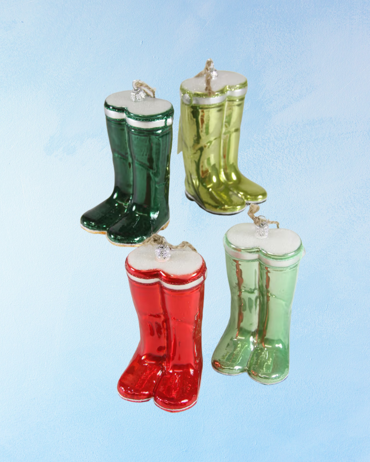 ornament - garden wellies (multiple colours)