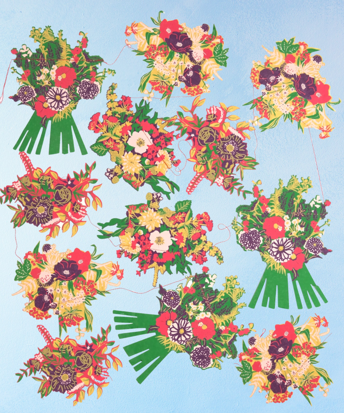guirlande - bouquet