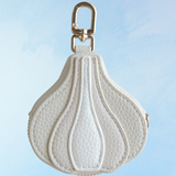 coin purse charm - garlic