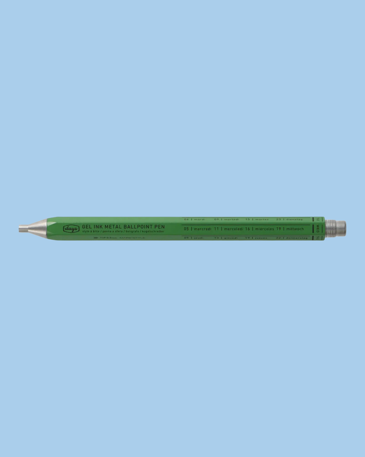 ballpoint pen - refillable green