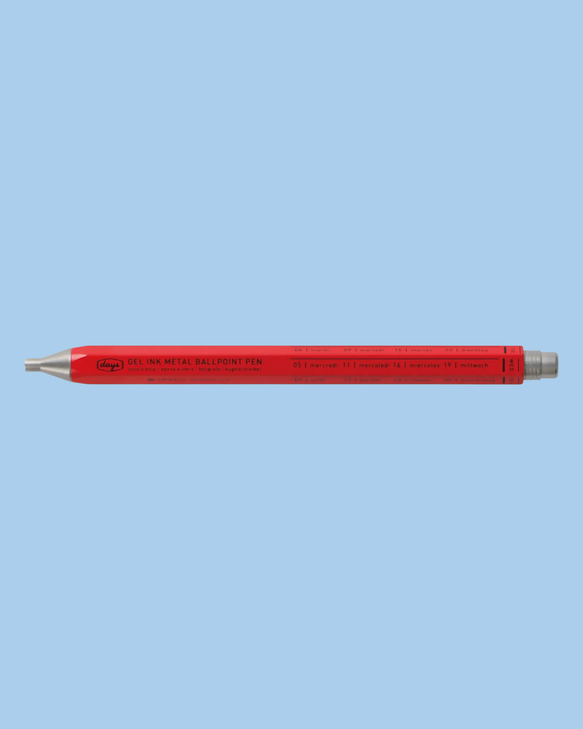ballpoint pen - refillable red