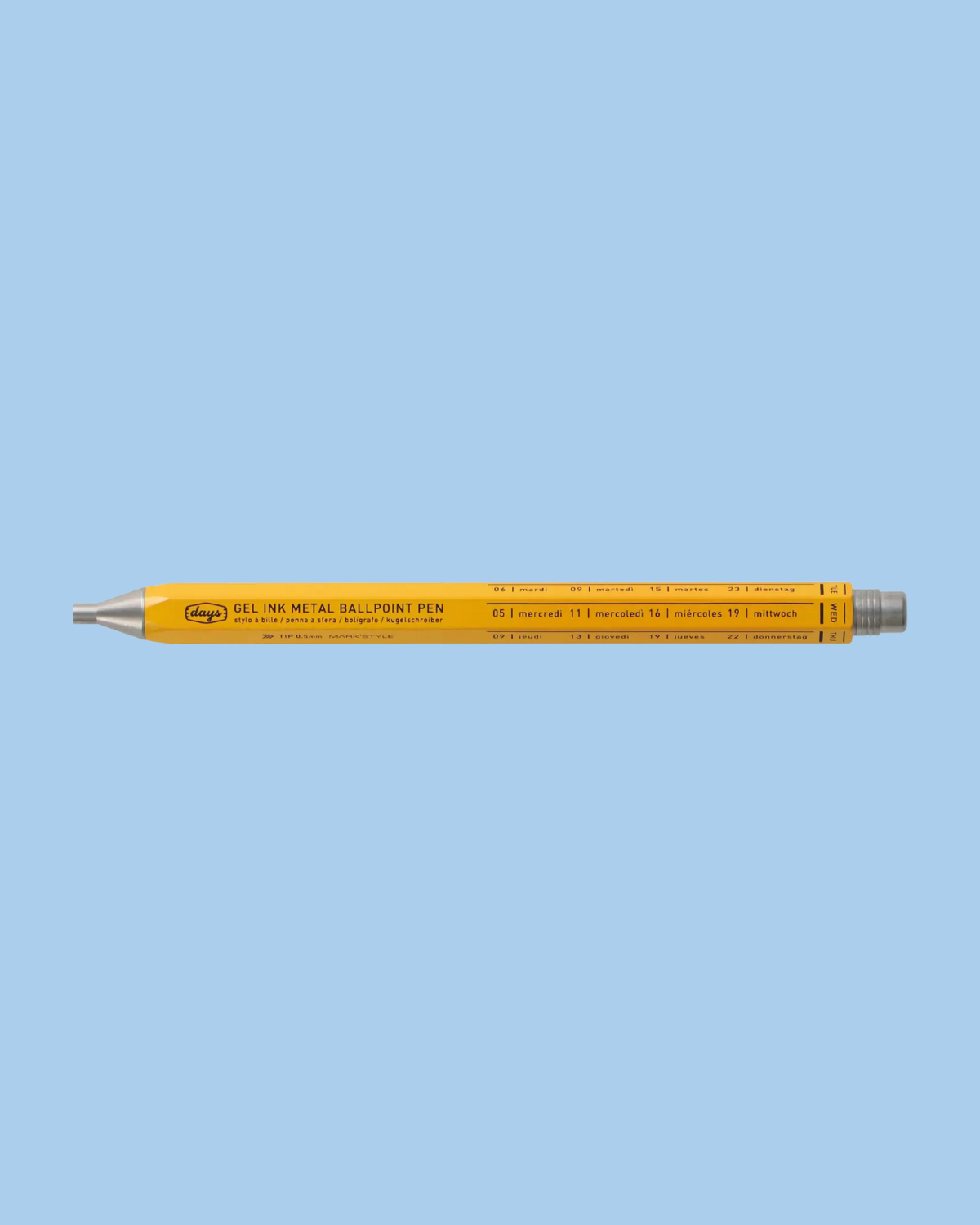 ballpoint pen - refillable yellow
