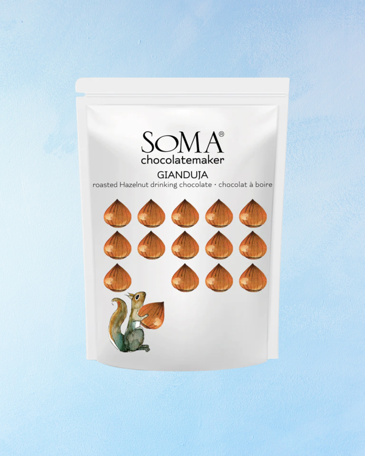 drinking chocolate - roasted hazelnut - gianduja