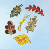 gift tags - leaves