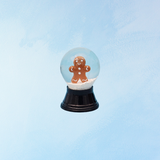 teeny tiny snow globe - gingerbread man