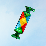 ornament - glass candy (assorted colours)
