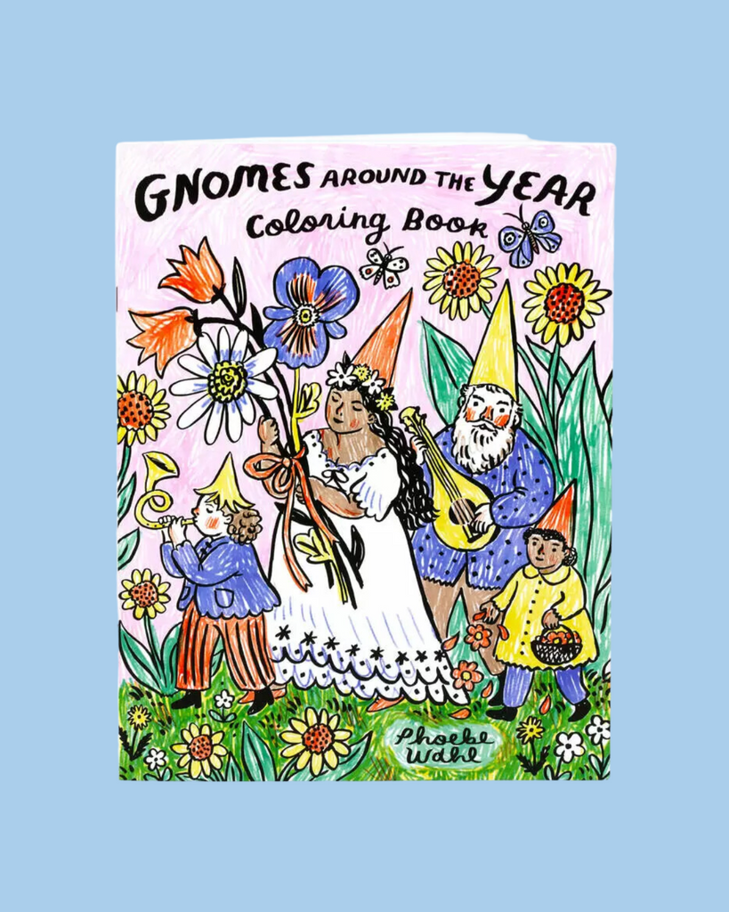 colouring book - gnomes around the year