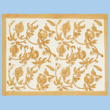 placemats - pomegranates: mustard (set of two)