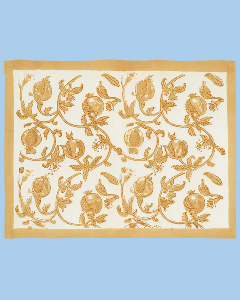 placemats - granada mustard