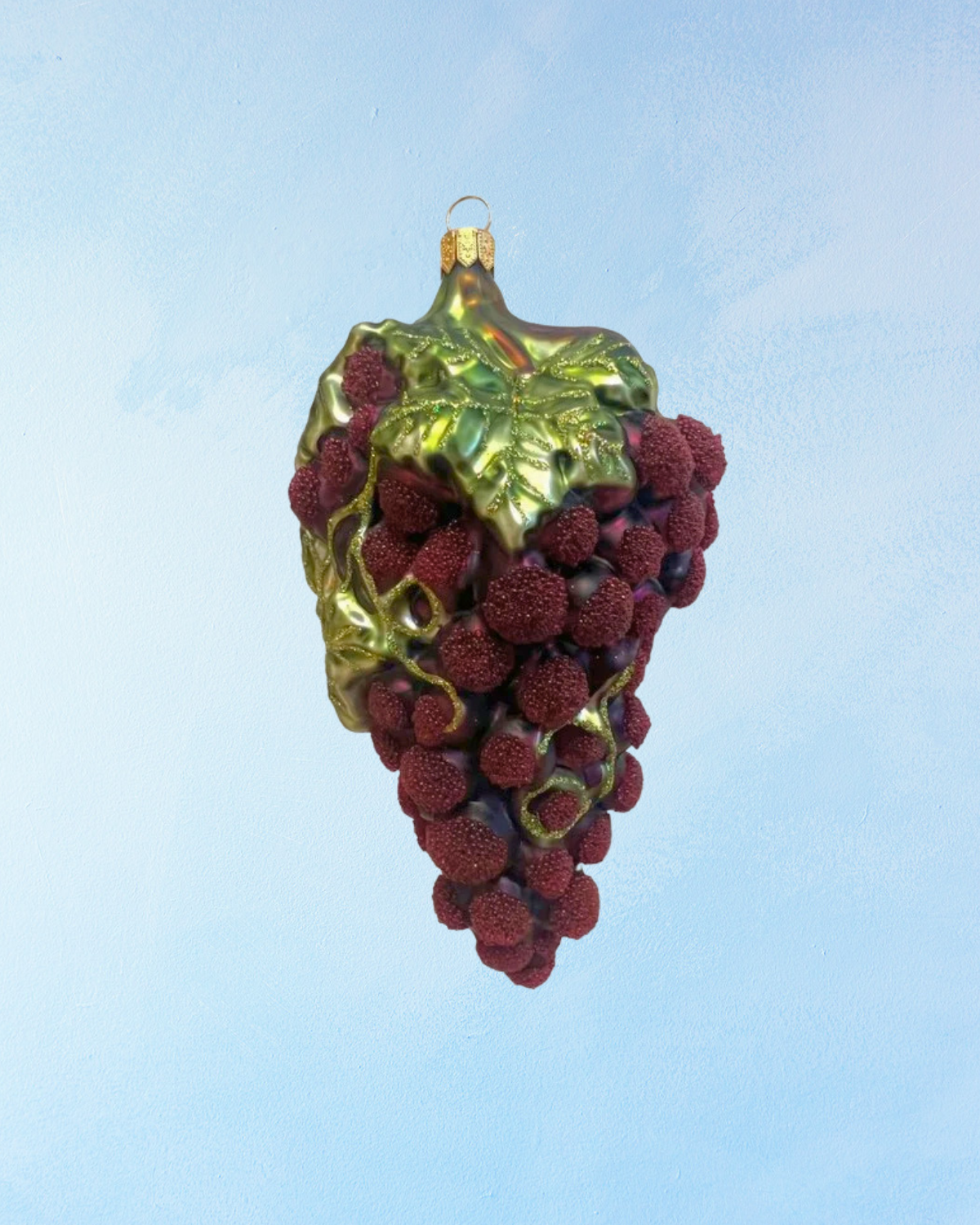ornament - frosted grapes