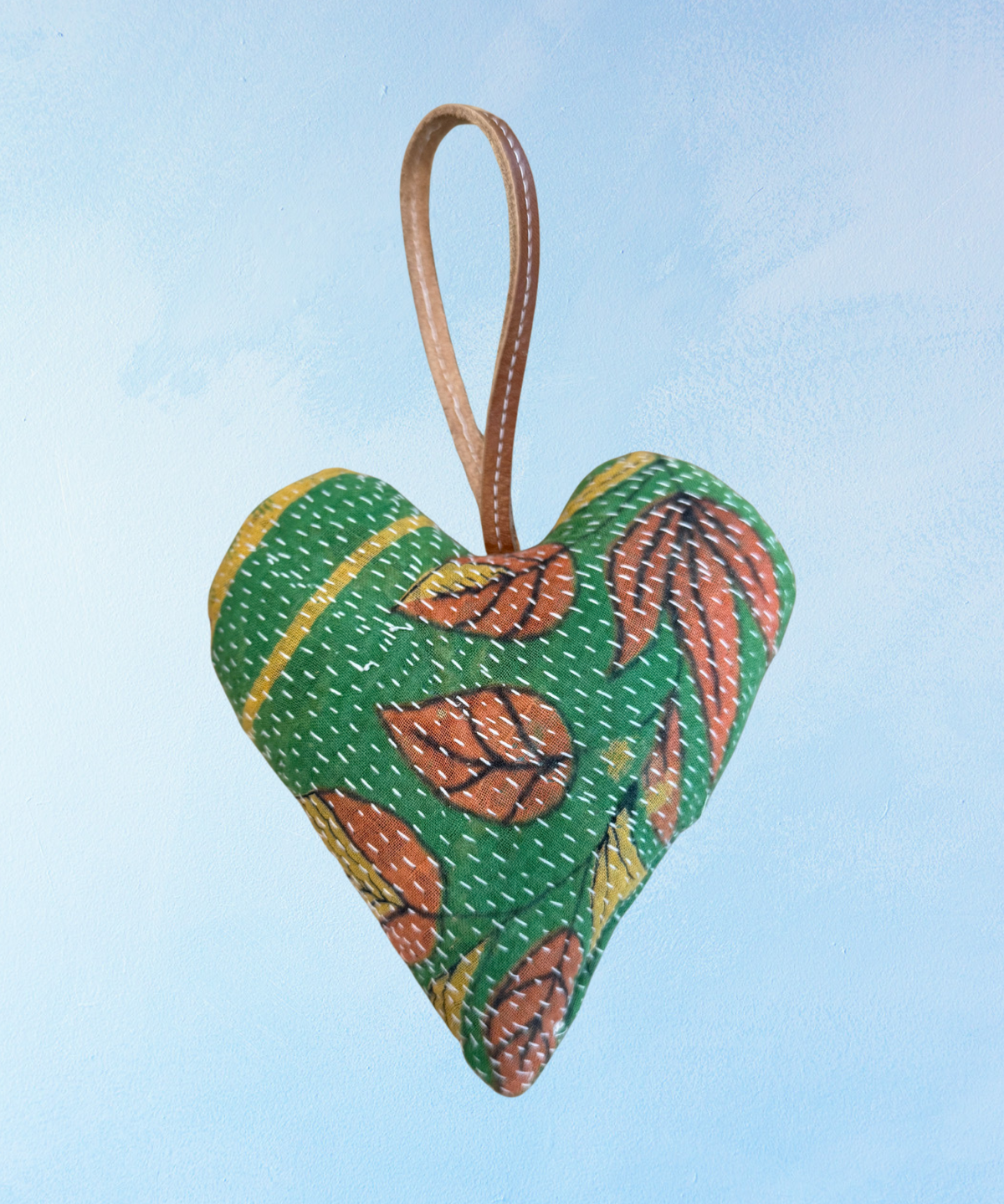ornament - large lavender heart sachet
