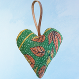 ornament - large lavender heart sachet