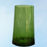 glassware - highball: mouth-blown green