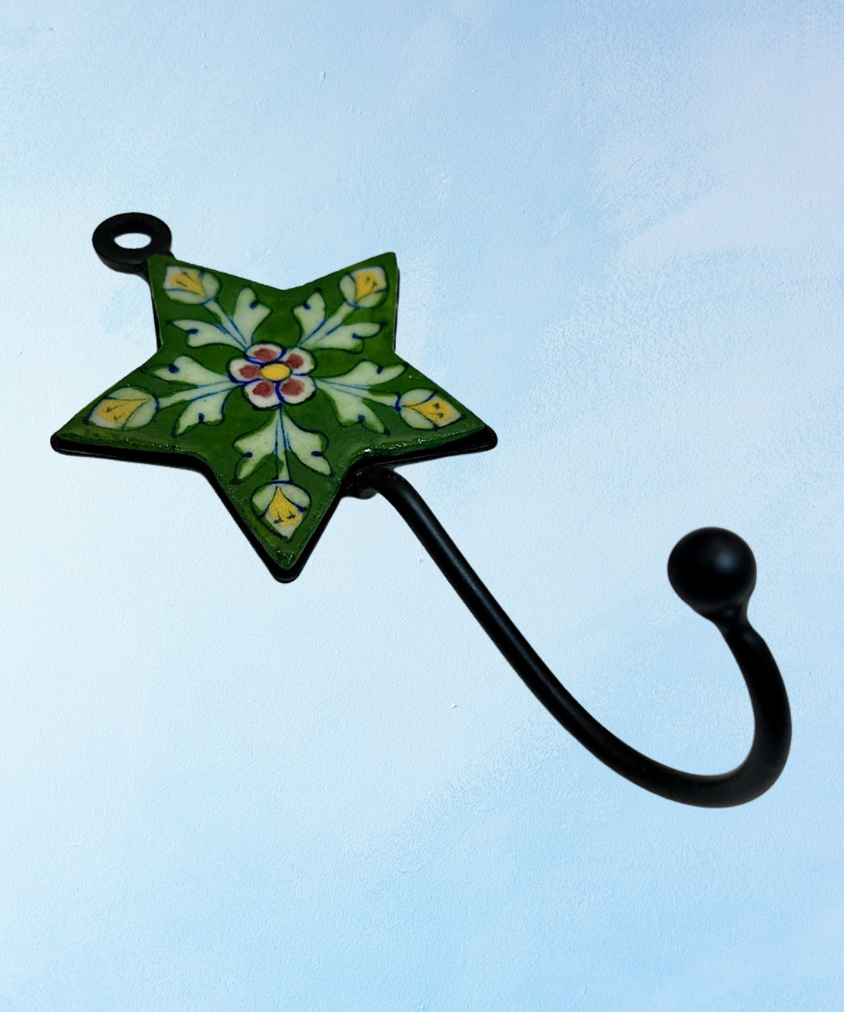 wall hook - green star