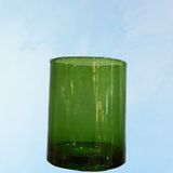 glassware - tumbler: mouth-blown green