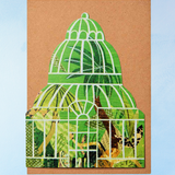 greeting card - greenhouse
