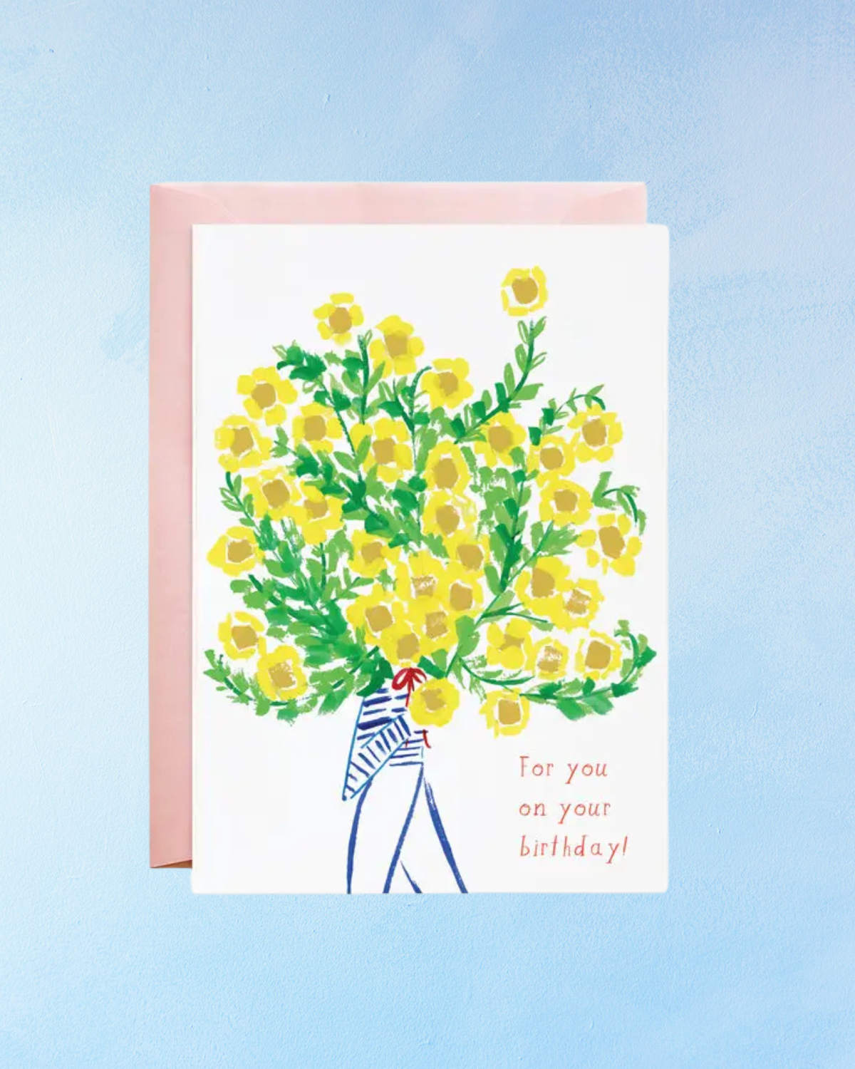 greeting card - biggest birthday bouquet