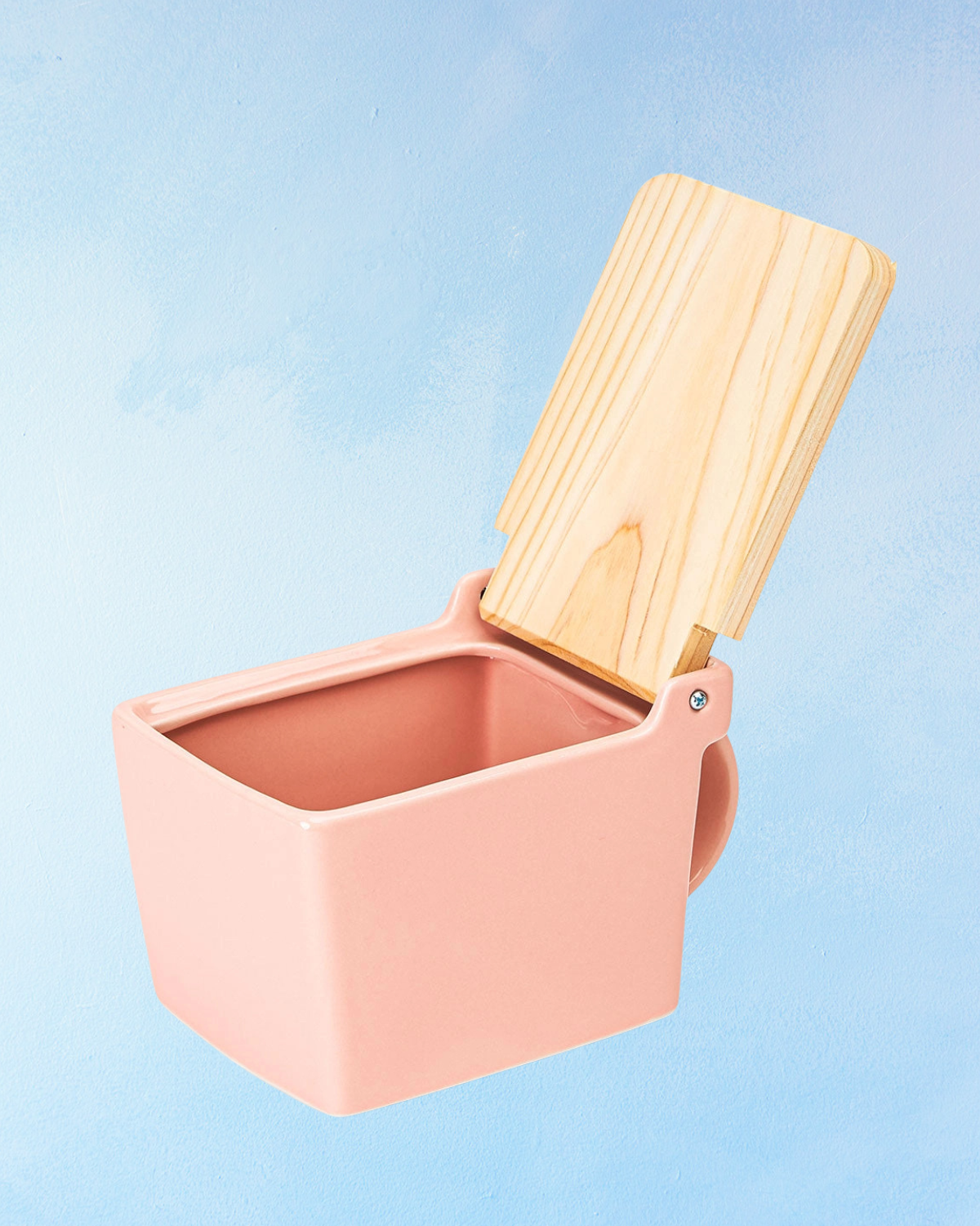 ceramic salt cellar - pink