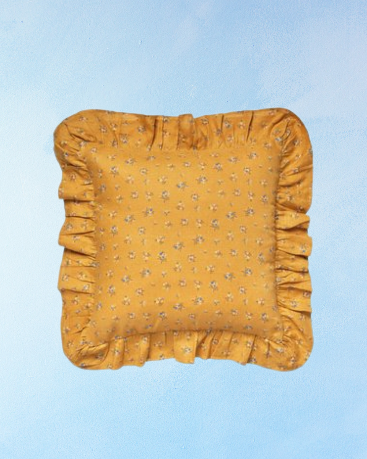 pillow - honeycomb frill (insert included)