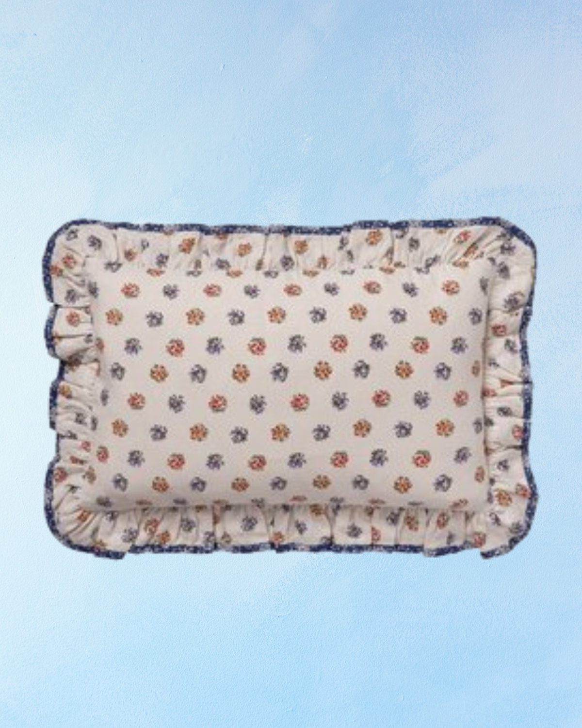 pillow - vanilla forget-me-not frill (insert included)