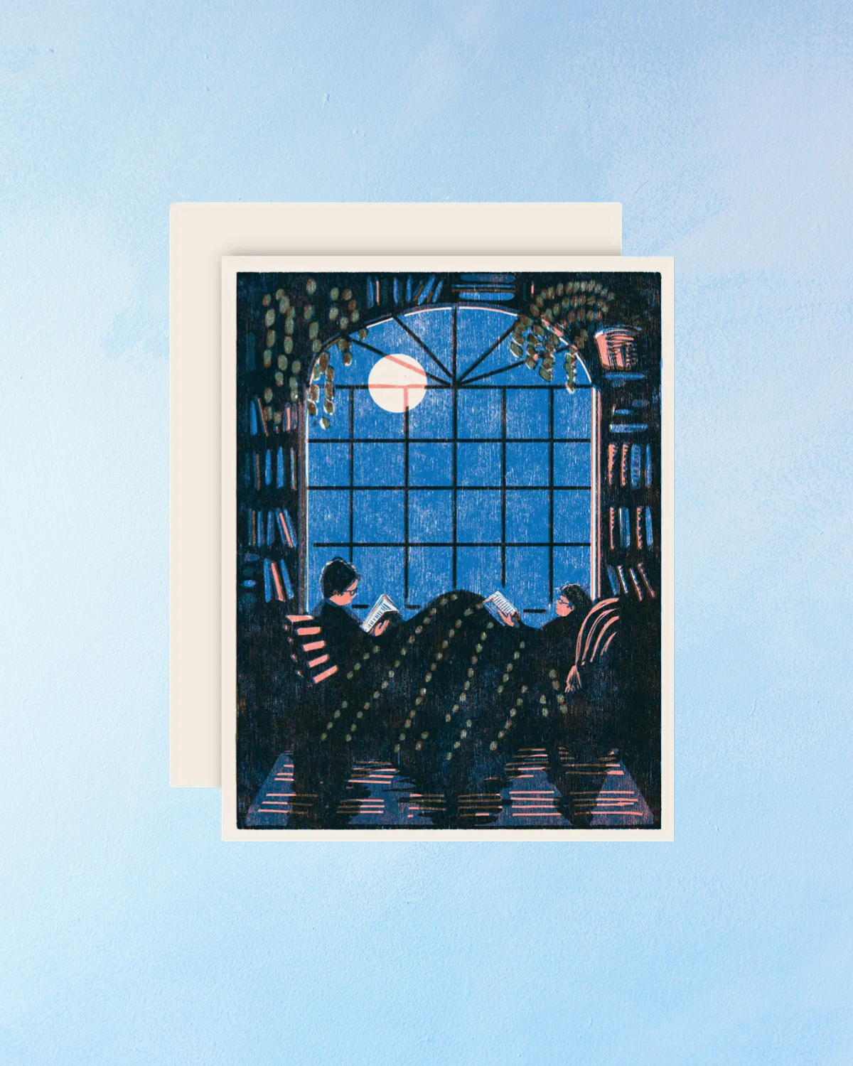 greeting card - reading together