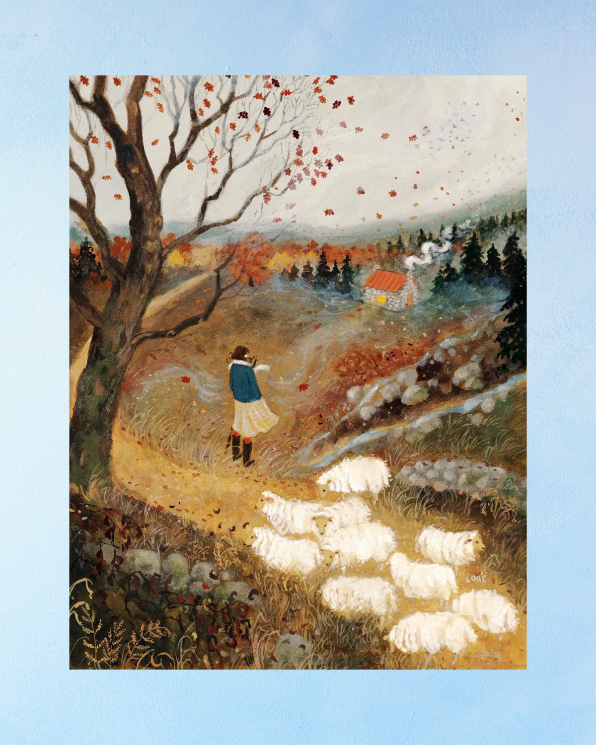 greeting card - the shepard's hut