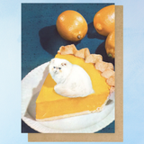 greeting card - lemon meow pie