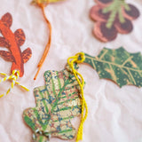 gift tags - leaves