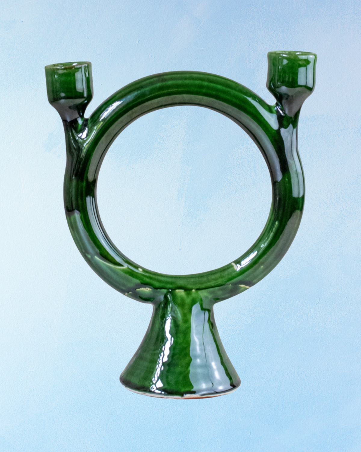 ceramic candlestick - tazekka circle