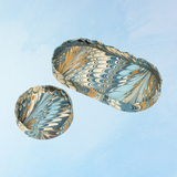 tray - hand-marbled - nila feathers