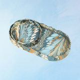 tray - hand-marbled - nila feathers