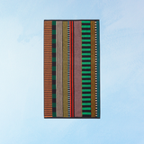 Serviette de toilette – rayures multicolores