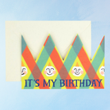 greeting card - birthday hat card