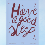 notebook - sleep journal