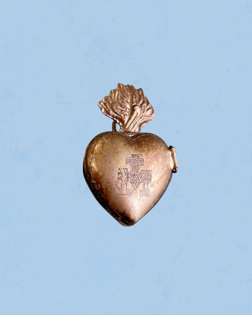 mini heart locket