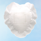 pillow - hemstitched linen heart