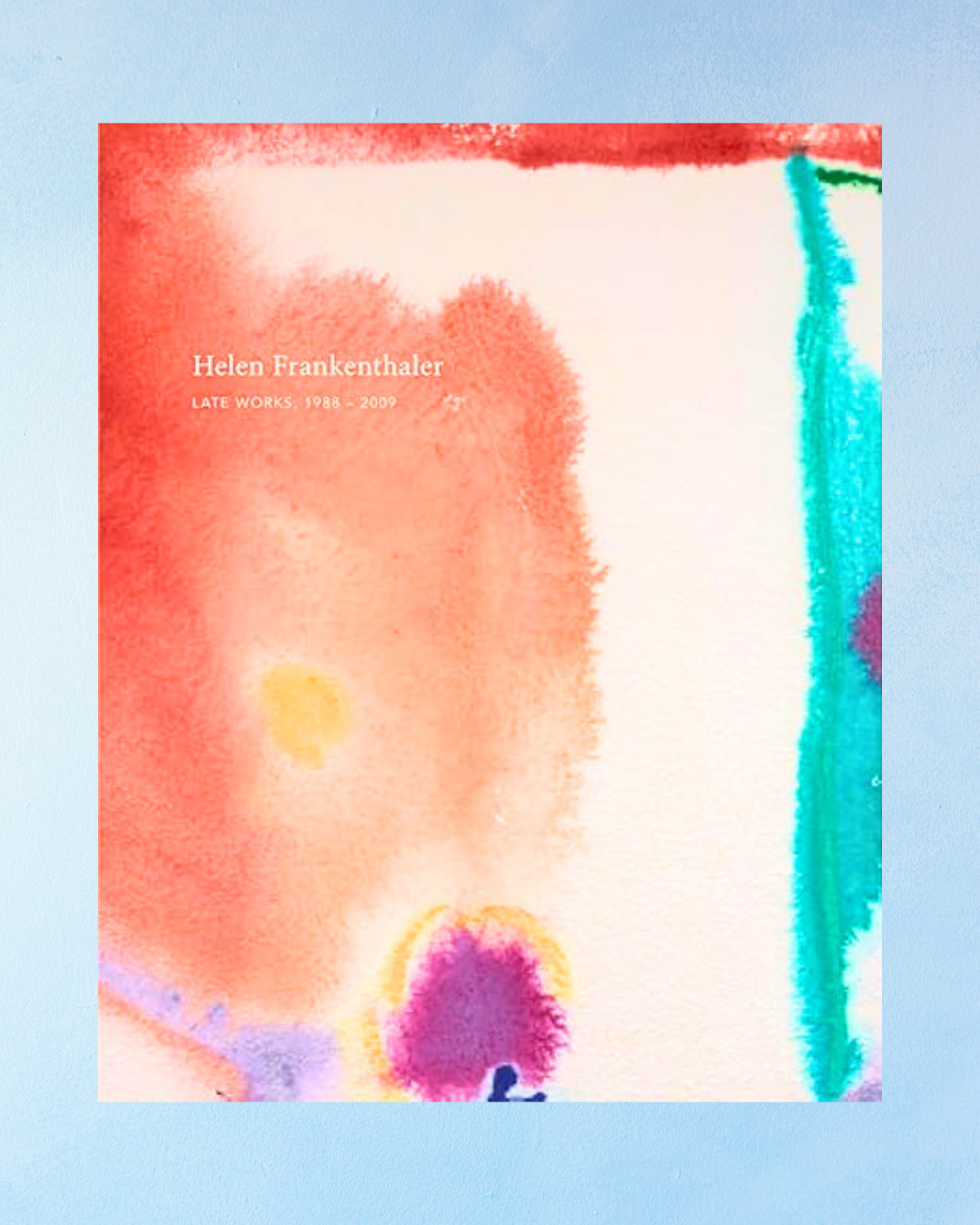 book - helen frankenthaler late works