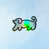 sticker - poodle