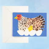 greeting card - hen