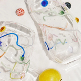 glassware - highball: candy squiggles