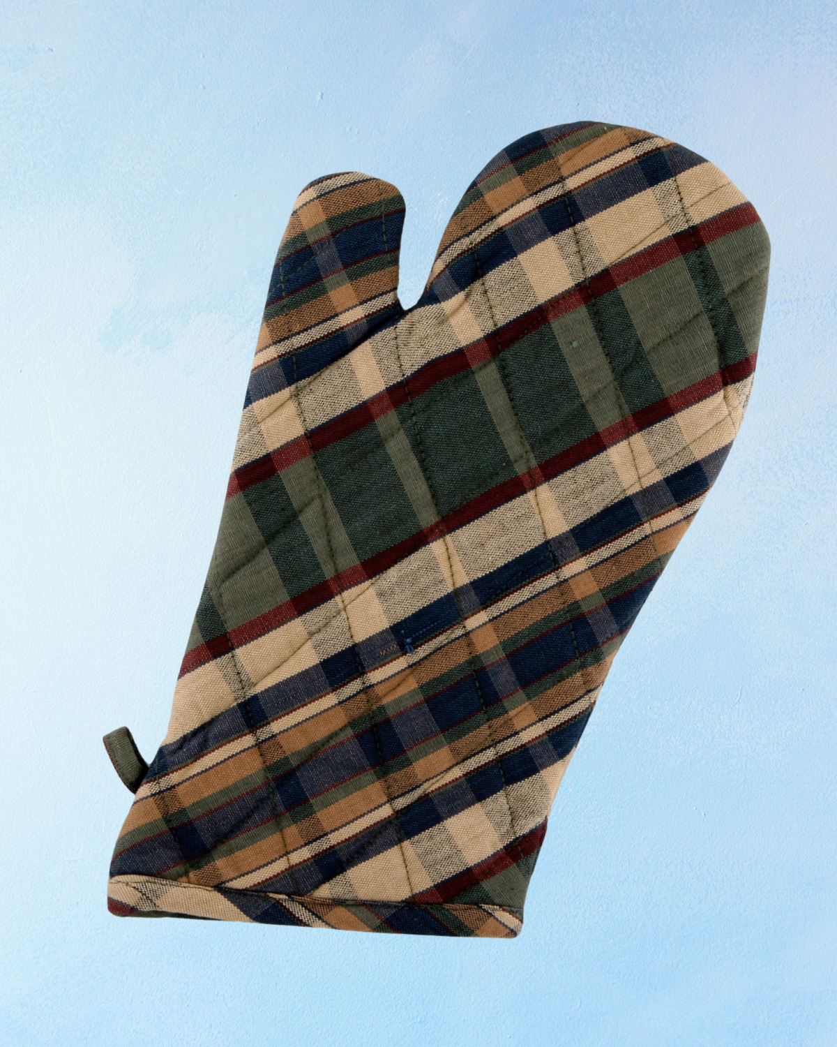 Manique de four - tartan écossais