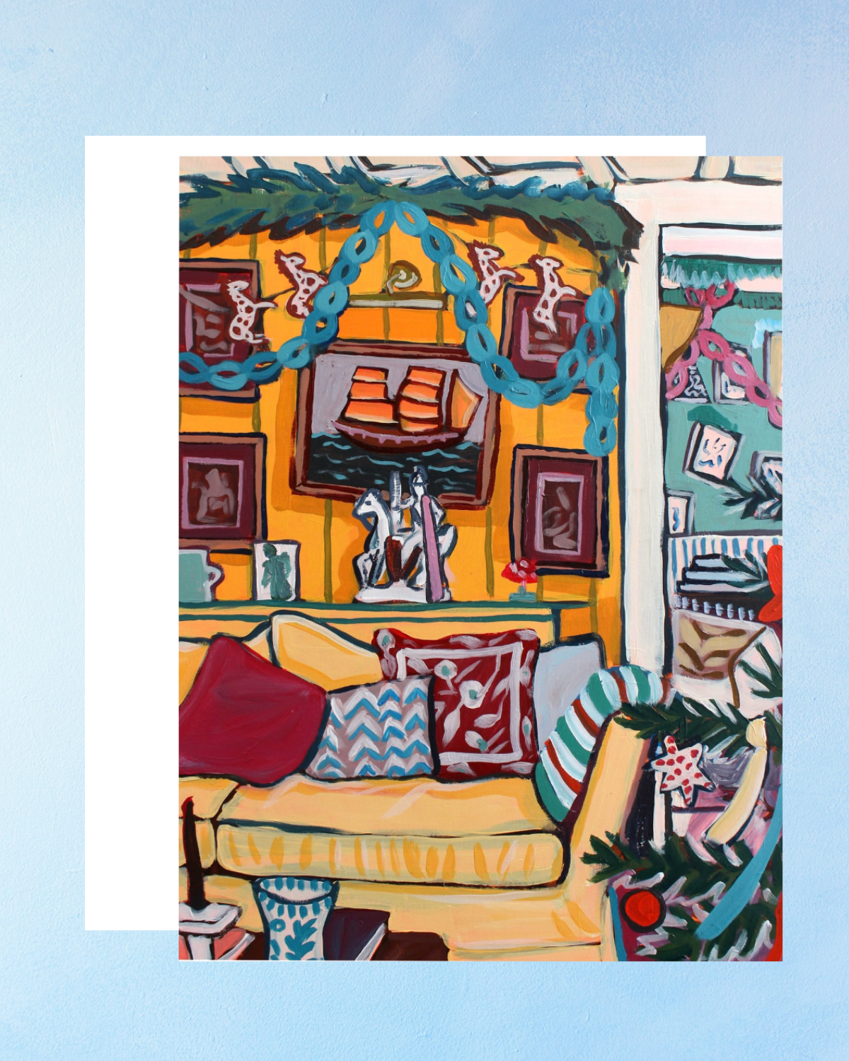 greeting card - holiday cottage